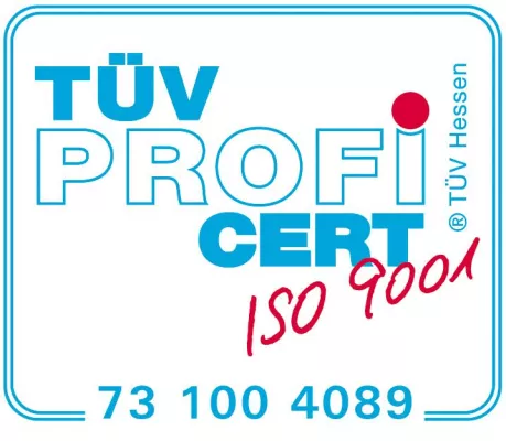 TÜV CERT-Verfahren zertifiziert